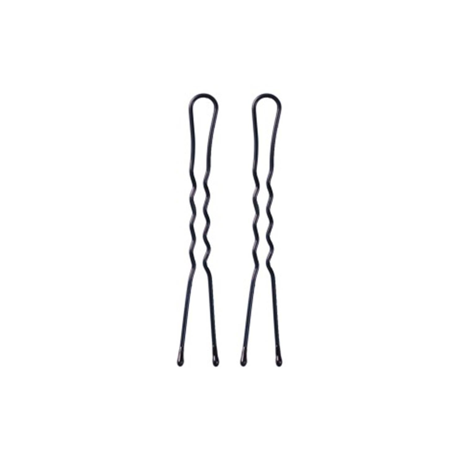 Eurostil Onduladas Negras Horquillas Caja 200Un